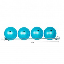 Wall Mount Fitness Ball Rack 220 cm