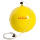 Sport ball f20cm - yellow with elastic band