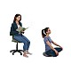 Disco Sit seat - for active sitting and training - blue color, F39cm.