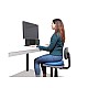 Disco Sit seat - for active sitting and training - blue color, F39cm.