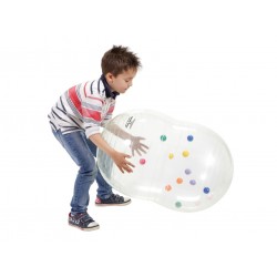 Fitness ball φυστίκι Physio Activity Roll 55/90cm διάφανο