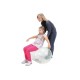 Fitness ball φυστίκι Physio Activity Roll 55/90cm διάφανο