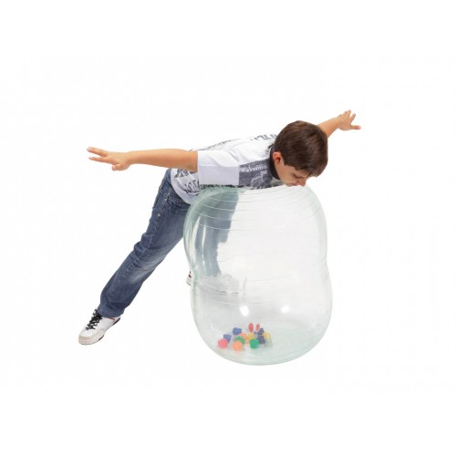 Fitness ball φυστίκι Physio Activity Roll 55/90cm διάφανο