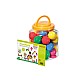 Thera Bolly set – set of 28 pcs. different colored balls suction cups