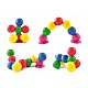 Thera Bolly set – set of 28 pcs. different colored balls suction cups