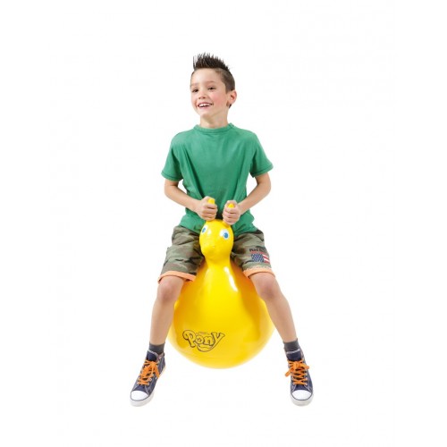 Bouncy ball with handle Pony 45cm