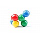 Thera Bolly set – set of 28 pcs. different colored balls suction cups
