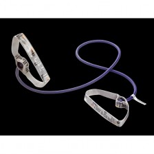 Elastic rope with flexible handles - extra heavy - blue
