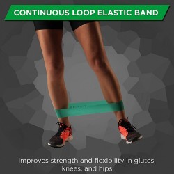 Ελαστική θηλιά, 7,5cm/ 30,5cm Thera Band Loop - πράσινο