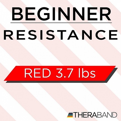 Elastic loop, 7.5cm/ 30.5cm Thera Band Loop - red