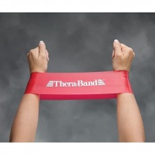Ελαστική θηλιά, 7,5cm/ 20,5cm Thera Band Loop - κόκκινο