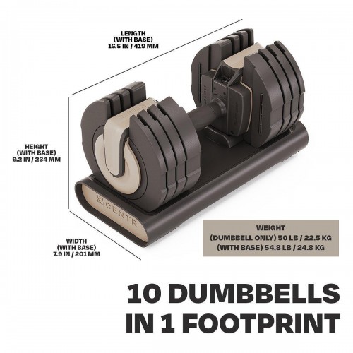 Adjustable Dumbbell Set 2.5-22.5kg | Centr