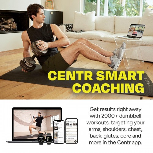 Adjustable Dumbbell Set 2.5-22.5kg | Centr