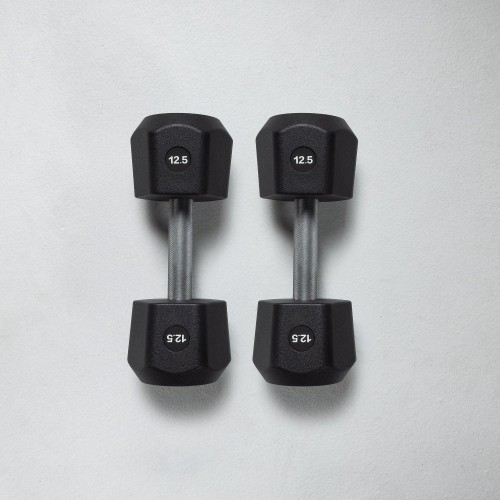 Hexagonal Competition Urethane Dumbbells - 5-25kg | Centr x HYROX