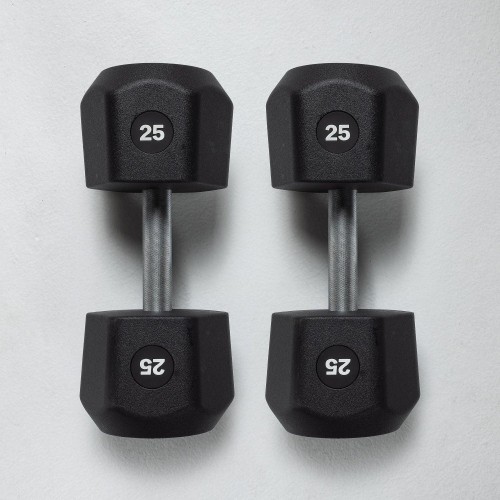 Hexagonal Competition Urethane Dumbbells - 5-25kg | Centr x HYROX