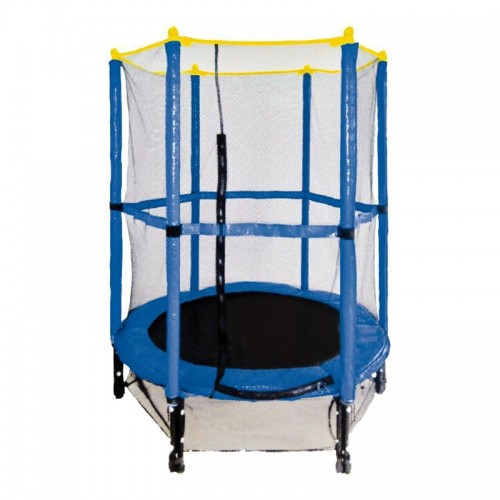 Τραμπολίνο Nowa Szkola με δίχτυ ασφαλείας, 139 x 180 cm