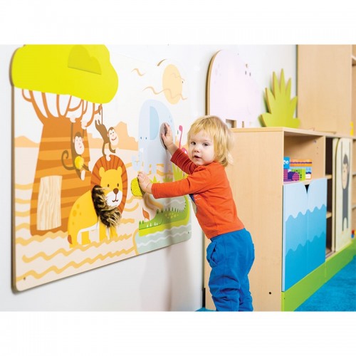 Nowa Szkola Board with sensory elements, 119 x 76.5 cm