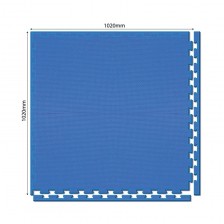 Nowa Szkola παζλ μαλακού δαπέδου, 102,6 x 102,6 cm, μπλε
