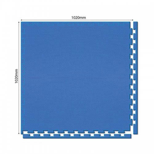 Nowa Szkola Soft floor puzzle, 102.6 x 102.6 cm, blue
