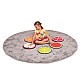 Nowa Szkola Fruit cushions, soft, flat, 6 pieces