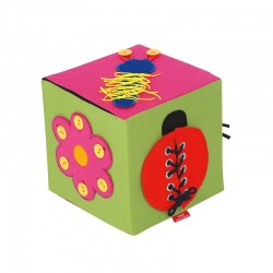 Nowa Szkola Butterfly cube, with soft fasteners, 30 x 30 x 30 cm