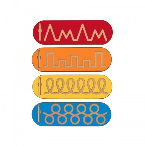 Nowa Szkola Set of boards, manipulative, 4 pieces
