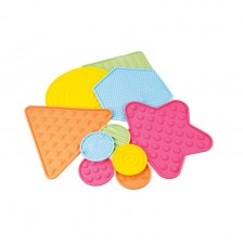 Nowa Szkola Set of sensory shapes, flat, small and large, 10 pieces