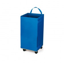 Nowa Szkola Container on wheels, 380 x 380 x 800 mm, blue