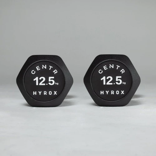 Хексогонални Състезателни Уретанови Дъмбели - 5-25кг | Centr x HYROX