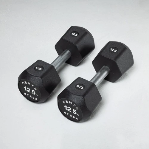 Хексогонални Състезателни Уретанови Дъмбели - 5-25кг | Centr x HYROX