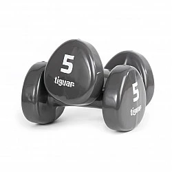 Гирички Tiguar Dumbbells 5,0 kg Pair (Dark Grey)