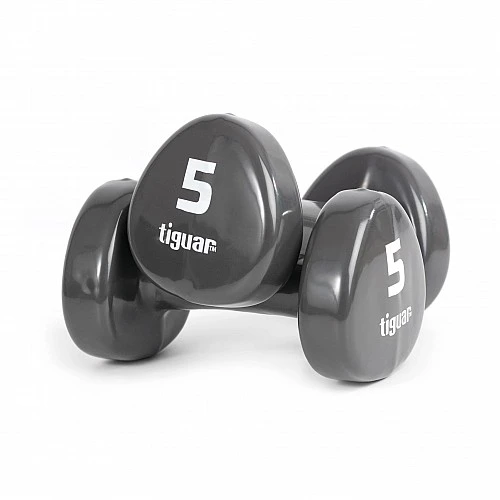 Гирички Tiguar Dumbbells 5,0 kg Pair (Dark Grey)