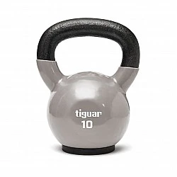 Kettlebells Tiguar 10 kg (Ανοιχτό γκρι)