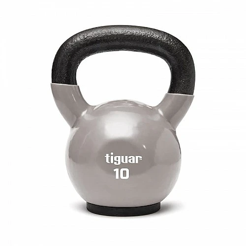 Пудовка Tiguar Kettlebells 10 kg (Light Grey)