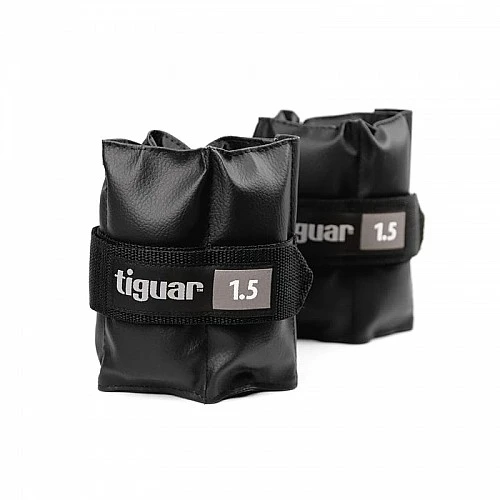 Тежести за глезени Tiguar Ankle Weights 1,5 kg Pair (Light Grey)