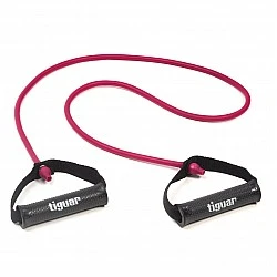 Фитнес ластик с дръжки Tiguar Maxi Tube 2.0. (Light - Purple)