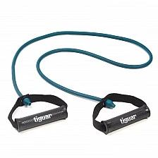 Фитнес ластик с дръжки Tiguar Maxi Tube 2.0. (Medium - Marine)