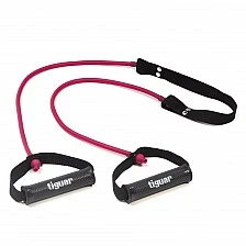 Фитнес ластик с дръжки Tiguar Mega Tube 2.0. (Light - Purple)