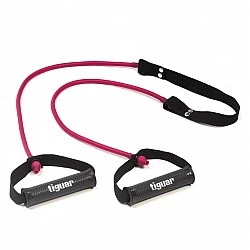 Фитнес ластик с дръжки Tiguar Mega Tube 2.0. (Light - Purple)