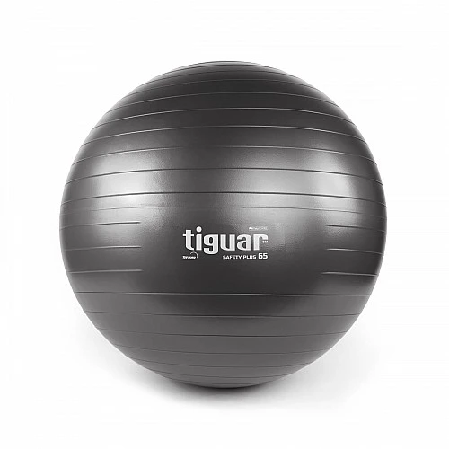Фитнес топка Tiguar Safety Plus 65 cm (Graphite)