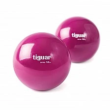 Тежка пилатес топка Tiguar Heavy Ball 1,0 kg Pair (Purple)