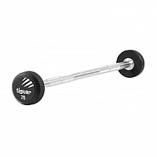 Права щанга с фиксирана тежест Tiguar Straight PU Barbell 7,5 kg