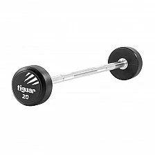 Права щанга с фиксирана тежест Tiguar Straight PU Barbell 20 kg