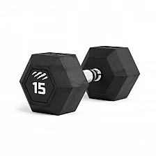Шестоъгълен дъмбел Tiguar Hex Dumbbell 15 kg