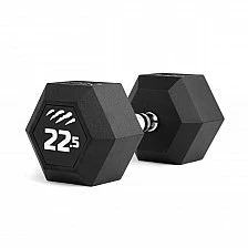 Шестоъгълен дъмбел Tiguar Hex Dumbbell 22,5 kg