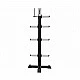 Стойка за дискове и лостове Tiguar Weight Plate Rack (for 2 Sets of Tiguar PU Weight Plates 1,25 kg – 25 kg and 2 Training Bars)