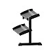 Стойка за дъмбели Tiguar Module PU/Hex Dumbbell Rack without CAPS (for 5–7 Pairs of Tiguar PU Dumbbells)