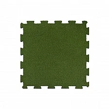 Фитнес настилка с изкуствена трева Tiguar GRASS – 20 mm + 10 mm Grass, 98 × 98 cm, Green