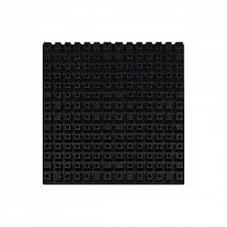 Външна ударопоглъщаща настилка Tiguar ANTISHOCK OUTDOOR – 50 mm, 100 × 100 cm, Black