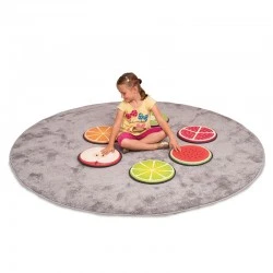 Nowa Szkola Възглавнички Плодове, меки, плоски, 6 броя